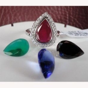 Changeable Stone Ring Party Wear, Wedding Wear, Festive Wear, Packaging Type : Velvet Box