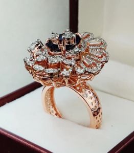 Diamond Gold Cocktail Rings