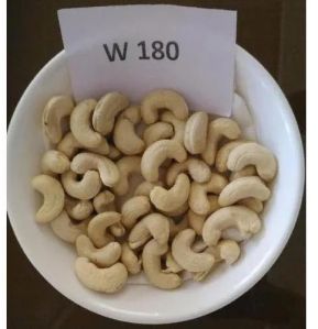 W180 Cashew Nuts, Color : Creamy, Packaging Type : Plastic Packet, Packaging Size : 5-25kg