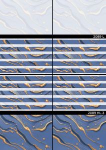 Polished 12x18mm Waterproof Ceramic Tiles, Color : Blue, Packaging Type : Box For Use On The Bathroom