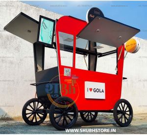 MS +SS FRAME & ACP CLADDING CHAINESE FOOD CART, Brand Name : SHUBH