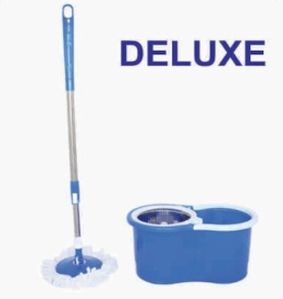 Deluxe Prachit Plastic Mop Bucket Set For Cleaning Floor