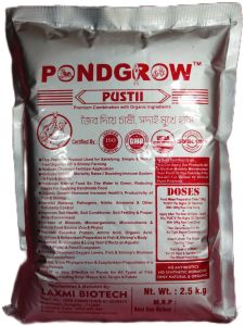 Pondgrow Pustii , Aquaculture Nutrition Supplements, Color : Off Red