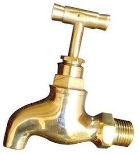 Brass Water Taps, Color : Golden