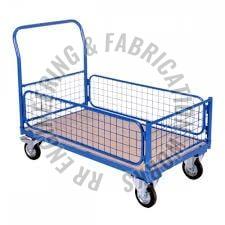 Rectangular Mild Steel Polished Potable Dispatch Trolley, For Industrial, Style : Modern