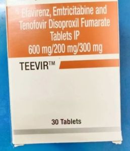 Teevir Efavirenz Emtricitabine Tenofovir HIV Tablets