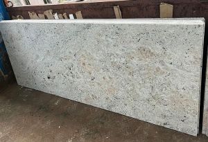 Polished Bhama Ivory Granite Slab