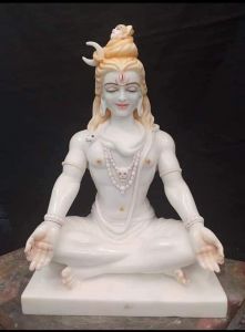 Baba Bholenath Marble Statue