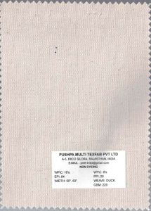 220 GSM 50 Inch to 63 Inch Cotton Duck Fabric