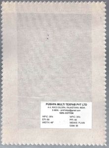 95 GSM Plain Cotton Fabric