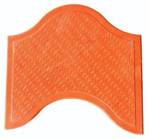 60mm Orange Wave Concrete Paver Block