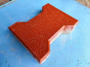 80mm Red Concrete Dumble Paver Blocks