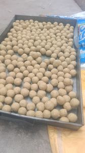 Coconut Ladoo, Shape : Round, Certification : FSSAI Certified