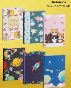 Plain Printed Notebook, Color : Multicolor, Cover Material : Paper