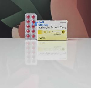 Medical Grade Amitriptyline Tablets, Brand Name : Tryptican25