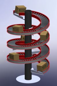 Spiral Gravity Conveyor
