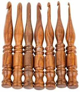 Wooden Crochet Hooks for Hangings