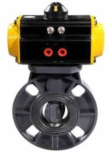 Pneumatic UPVC Butterfly Valve