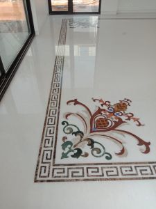 Marble Marbel Inlay Flooring Tile Standard