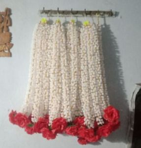 Rose Mogra Door Latkan, Color : White Traditional