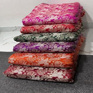 Printed Organza Silk Fabric, Width : 30-40 Inch for Textile Industry