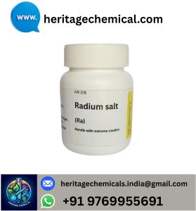 Heritage Radium Salt, Color : White 25gram, Form : Powder