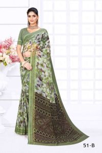 Ladies Georgette Floral Printed Saree
