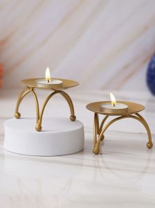 Iron Polished Candle Stands, Design Method : Decorative, Designer