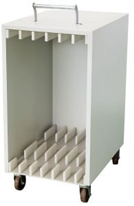 Stainless Steel Industrial Storage Trolley Modern