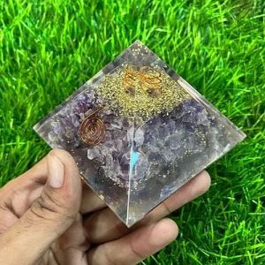 Amethyst Orgone Pyramid
