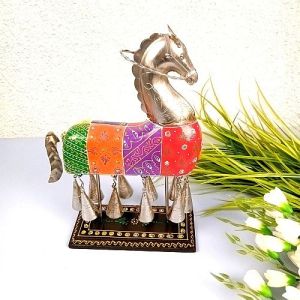 Aluminium Horse With Bells
