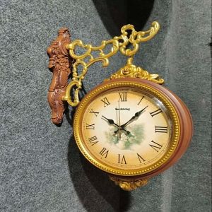 Double Sided Station Wall Clock