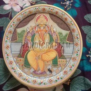 Decorative Marble Inlay Plate