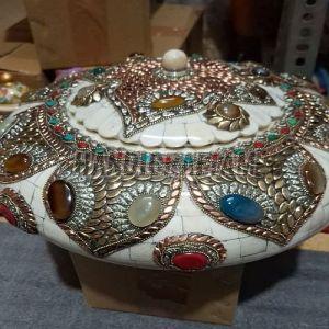 Handmade Camel Bone Jewellery Box Standard