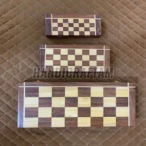 Wooden Chess Set, Color : Brown, White