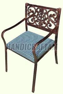 Wrought Iron Chair, Weight Capacity : 250 Lbs For Indoor Outdoor