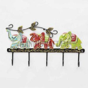 Wrought Iron Wall Mounted Key Holder