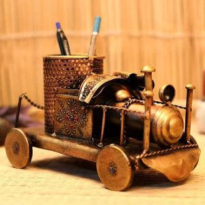 Wrought Iron Engine Pen Holder