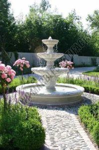 Pure White Marble Water Fountain for Indoor Or Outdoor