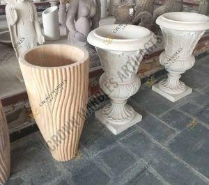 Polished Decorative Flower Pots, Design : Antique