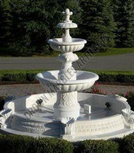 White Garden Marble Fountain for Outdoor