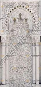 Polished Marble Jali, Thickness : 38mm, Packaging Type : White