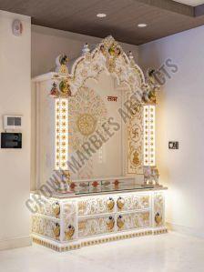 Carved White Marble Stones Temple