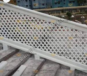 Smooth Finish Off White Designer Marble Jali, Thickness : 38mm