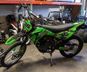 Brand Dirt Bike 250cc AGB-36, Color : Black, White, Green