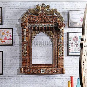Polished Rajasthani Wooden Jharokha, Design : Traditional