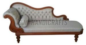 Polished Sheesham Wood White Maharaja Diwan for Seating Or Lounging