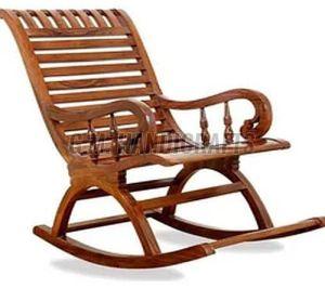 Wooden Rocking Chair, Color : Brown Traditional