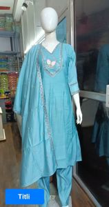 Lady Ethnic Wear Butterfly Suit with Dupatta