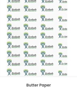 Biodegradable Butter Paper, Brand Name : Ecolush for Packaging Box